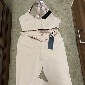 NWT L’urv legging and bra set